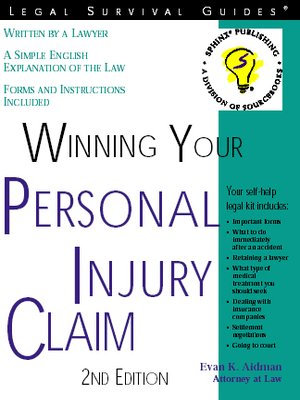 cover image of Winning Your Personal Injury Claim